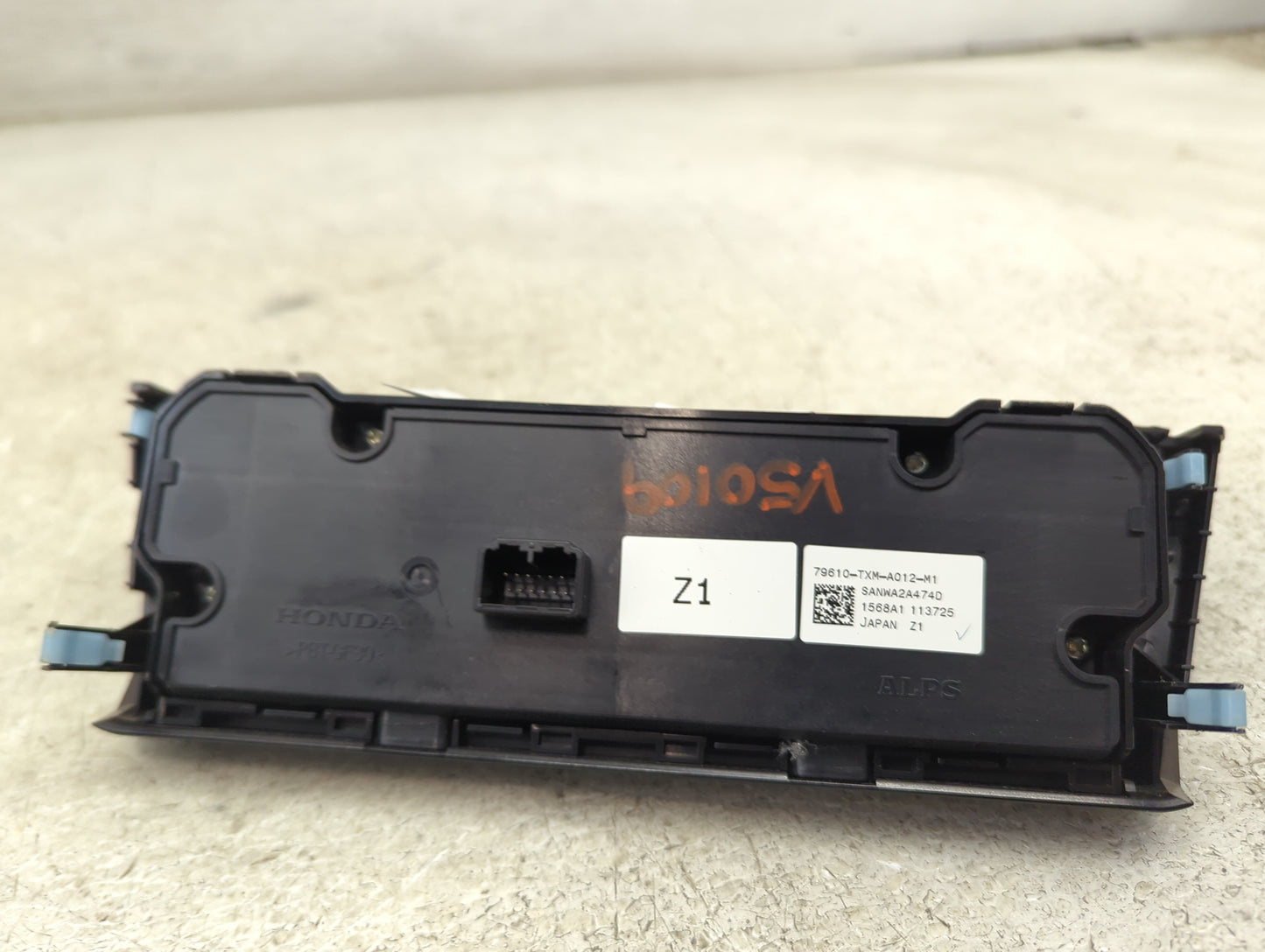 2019-2022 Honda Insight Climate Control Module Temperature AC/Heater Replacement P/N:79610-TXM-A012-M1 SANWA2A474D Fits OEM