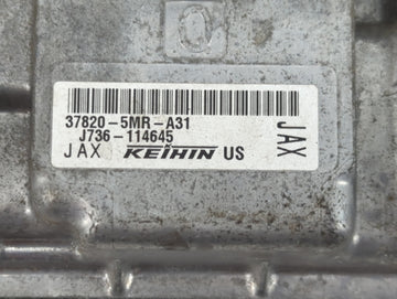 2019 Honda Odyssey PCM Engine Control Computer ECU ECM PCU OEM P/N:37820-5MR-A31 Fits OEM Used Auto Parts