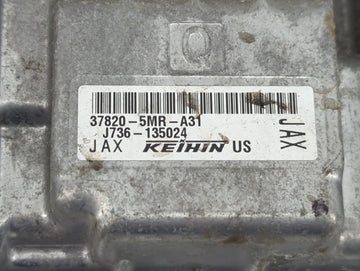 2019 Honda Odyssey PCM Engine Control Computer ECU ECM PCU OEM P/N:37820-5MR-A31 J736-135024 Fits OEM Used Auto Parts