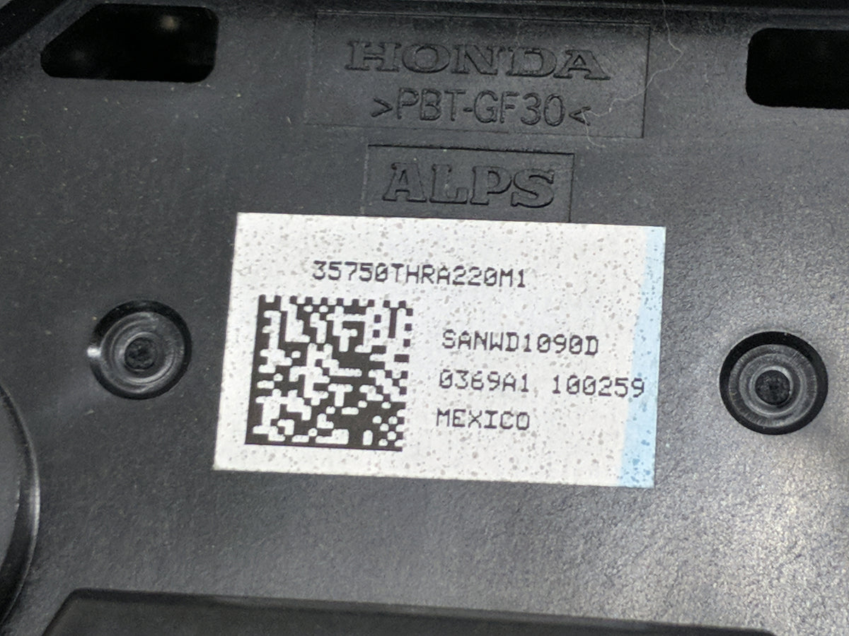 2018-2019 Honda Odyssey Master Power Window Switch Replacement Driver Side Left P/N:35750THRA220M1 SANWD1090D Fits Fits 2018