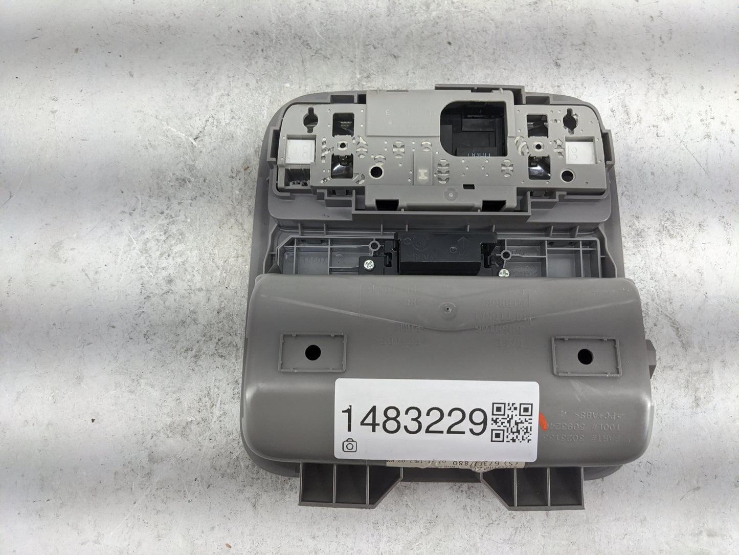 2019 Honda Odyssey Overhead Roof Console Gray - Oemusedautoparts1.com