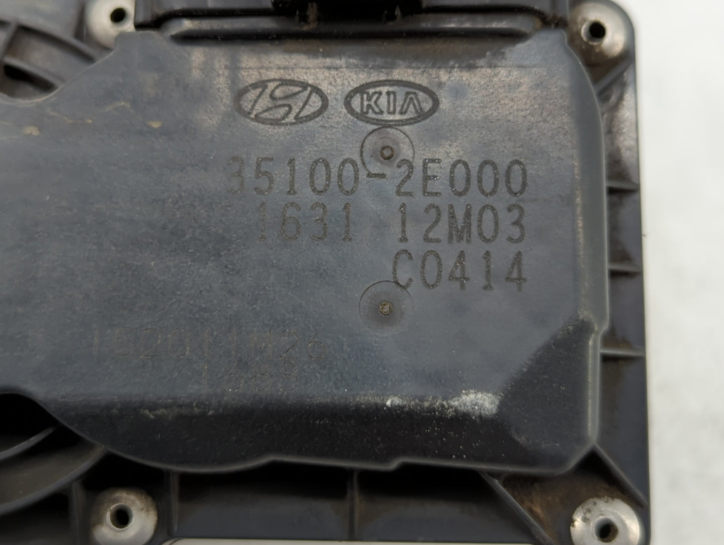 2011-2020 Hyundai Elantra Throttle Body P/N:35100-2E000 1302150124 Fits OEM Used Auto Parts - Oemusedautoparts1.com