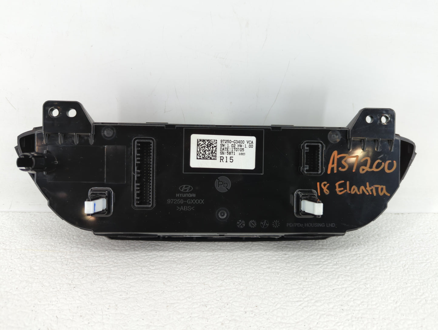 2018-2020 Hyundai Elantra Climate Control Module Temperature AC/Heater Replacement P/N:97250-G3400 97250-F20604X Fits OEM Us