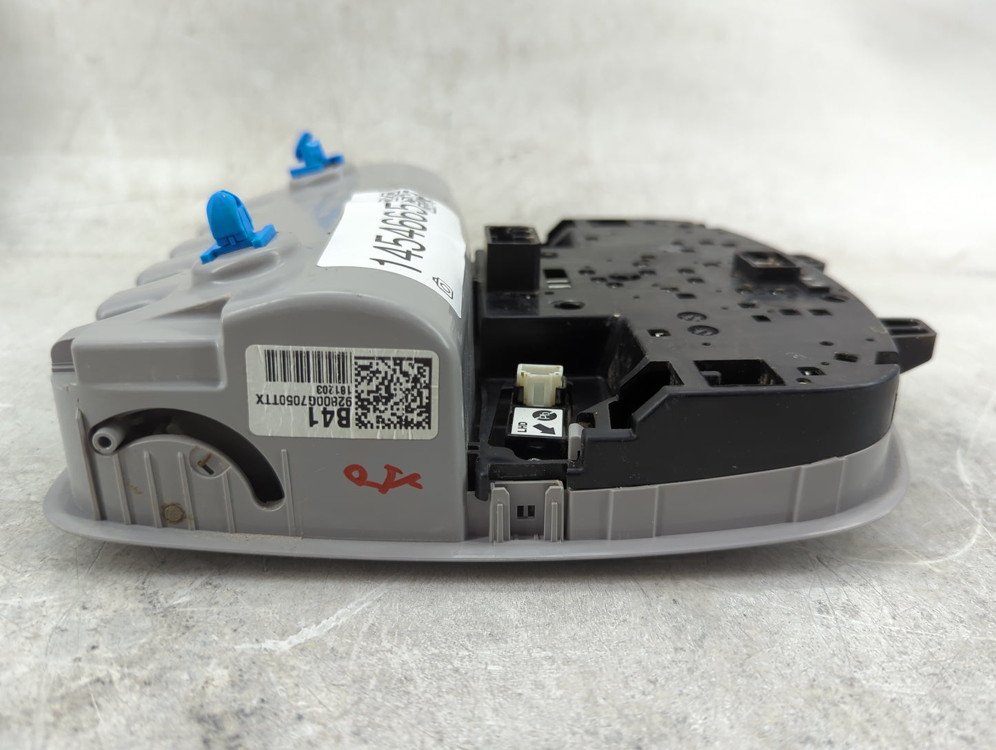 2019 Hyundai Ioniq Overhead Roof Console Gray - Oemusedautoparts1.com