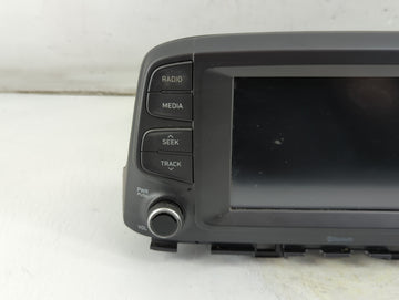 2019-2021 Hyundai Kona Radio AM FM Cd Player Receiver Replacement P/N:96160J9020TMT Fits Fits 2019 2020 2021 OEM Used Auto Parts