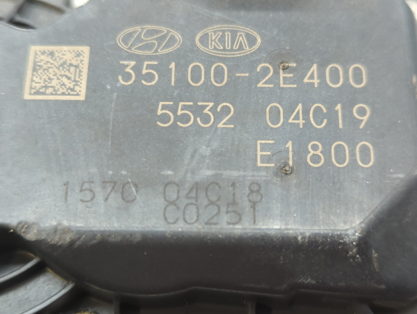 2018-2021 Hyundai Kona Throttle Body P/N:35100-2E400 Fits Fits 2012 2013 2014 2015 2016 2018 2019 2020 2021 OEM Used Auto Pa
