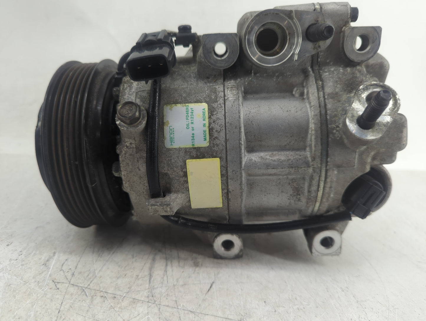 2019-2020 Hyundai Santa Fe Air Conditioning A/c Ac Compressor Oem - Oemusedautoparts1.com