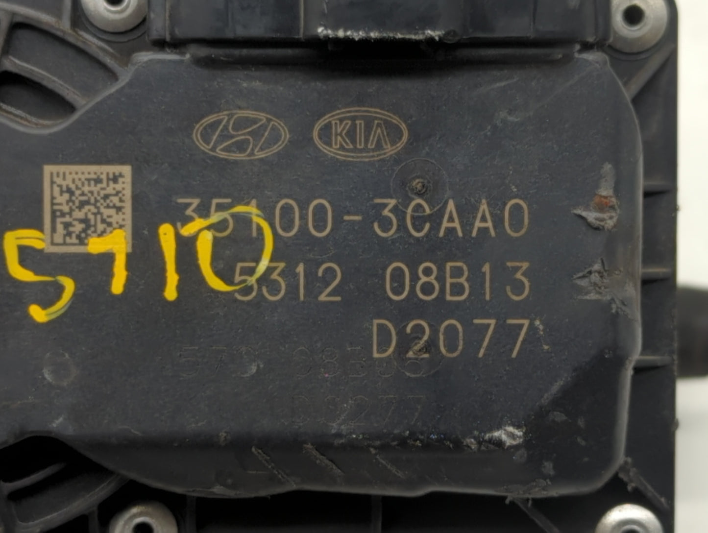 2019 Hyundai Santa Fe Throttle Body P/N:35100-3CAA0 Fits OEM Used Auto Parts - Oemusedautoparts1.com