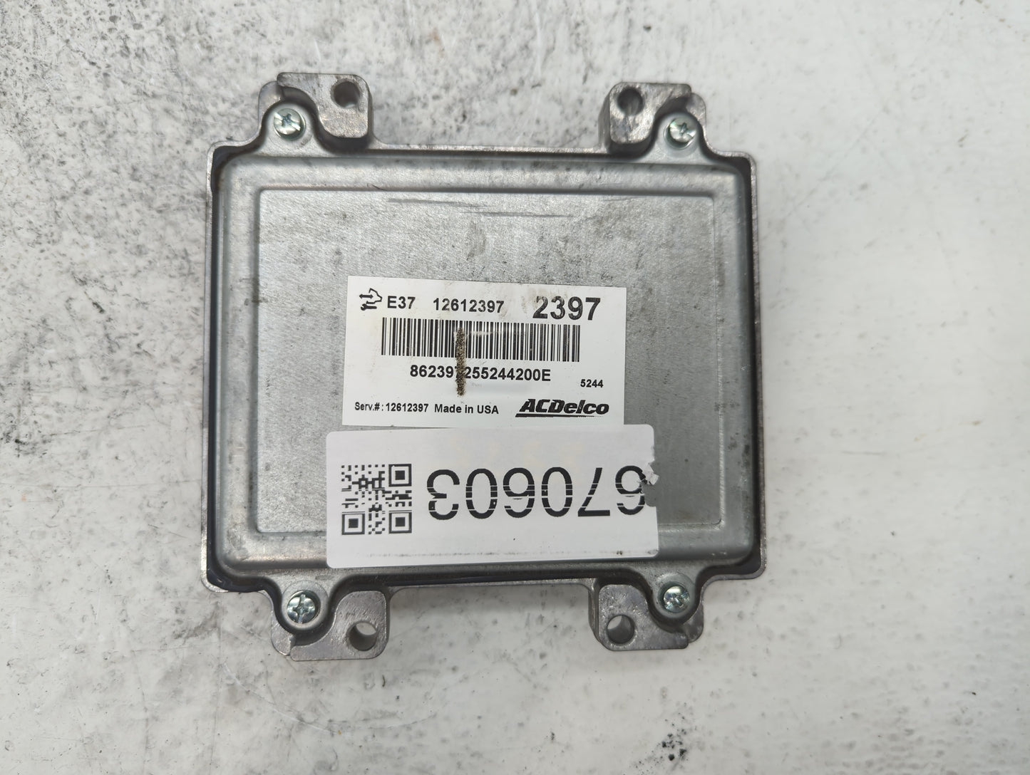 2019 Hyundai Santa Fe PCM Engine Control Computer ECU ECM PCU OEM P/N:12612397 Fits OEM Used Auto Parts - Oemusedautoparts1.