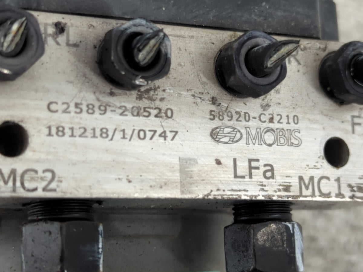 2018-2019 Hyundai Sonata Anti-Lock Brake ABS Pump Module Actuator OEM P/N:61589-45100 58920-C2210 Fits Fits 2018 2019 OEM Us