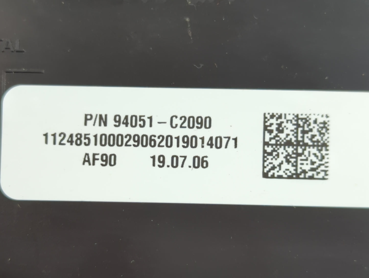 2019 Hyundai Sonata Instrument Cluster Speedometer Gauges P/N:94051-C2090 Fits OEM Used Auto Parts - Oemusedautoparts1.com