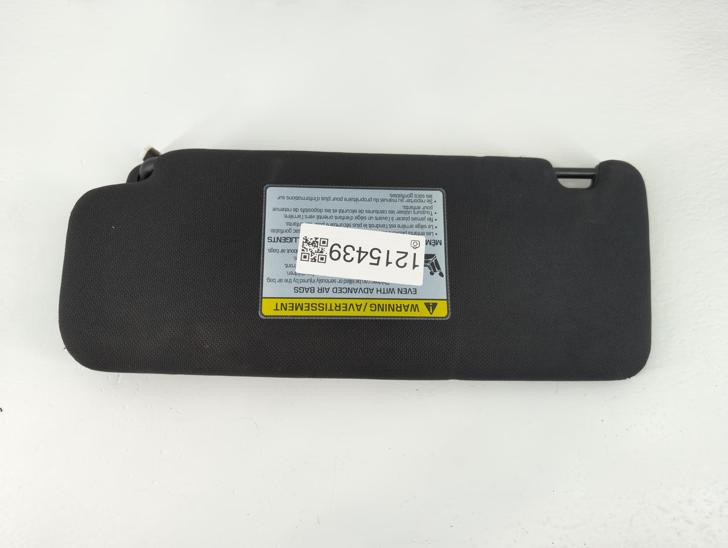 2016-2019 Hyundai Sonata Sun Visor Shade Replacement Passenger Right Mirror Fits Fits 2016 2017 2018 2019 OEM Used Auto Part