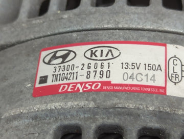 2015-2019 Hyundai Sonata Alternator Replacement Generator Charging Assembly Engine OEM P/N:37300-2G061 Fits OEM Used Auto Parts