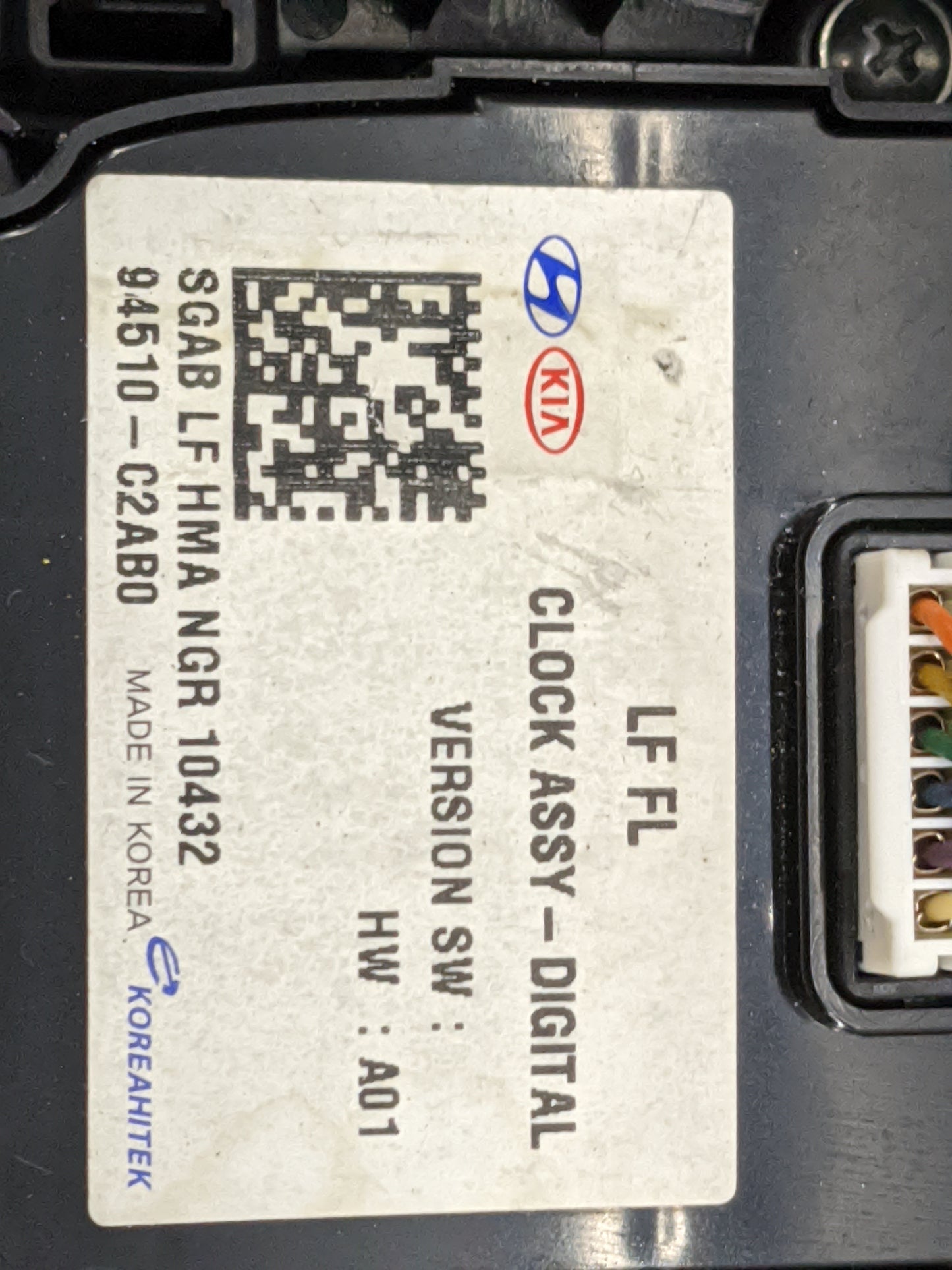 2018-2019 Hyundai Sonata Climate Control Module Temperature AC/Heater Replacement P/N:97250-C2XXX 94510-C2AB0 Fits Fits 2018