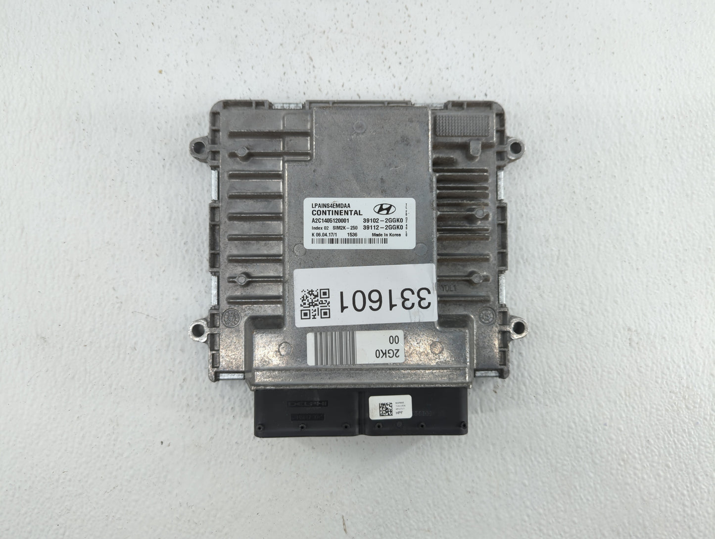2018-2019 Hyundai Sonata PCM Engine Control Computer ECU ECM PCU OEM P/N:39102-2GGK2 39112-2GGK2, 39102-2GGJ0 Fits Fits 2018