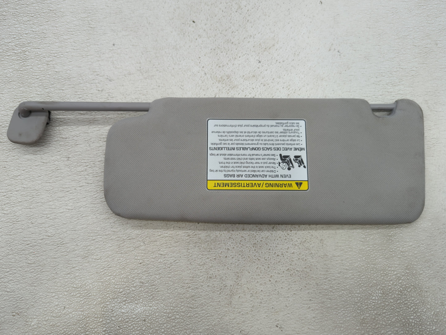 2016-2019 Hyundai Sonata Sun Visor Shade Replacement Passenger Right Mirror Fits Fits 2016 2017 2018 2019 OEM Used Auto Part