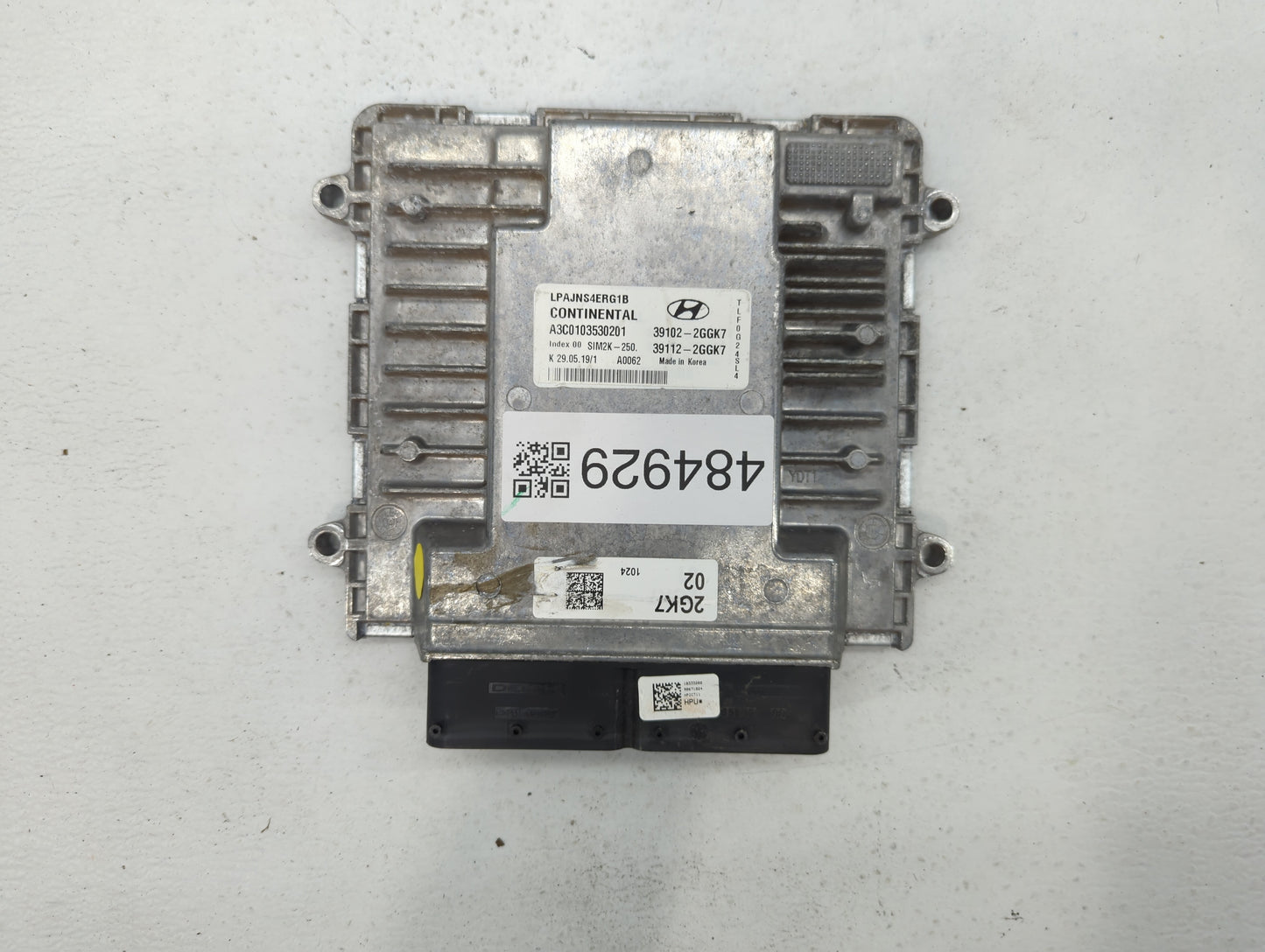 2018-2019 Hyundai Sonata PCM Engine Control Computer ECU ECM PCU OEM P/N:39112-2GGK5 39112-2GGK7, 39102-2GGK7 Fits Fits 2018