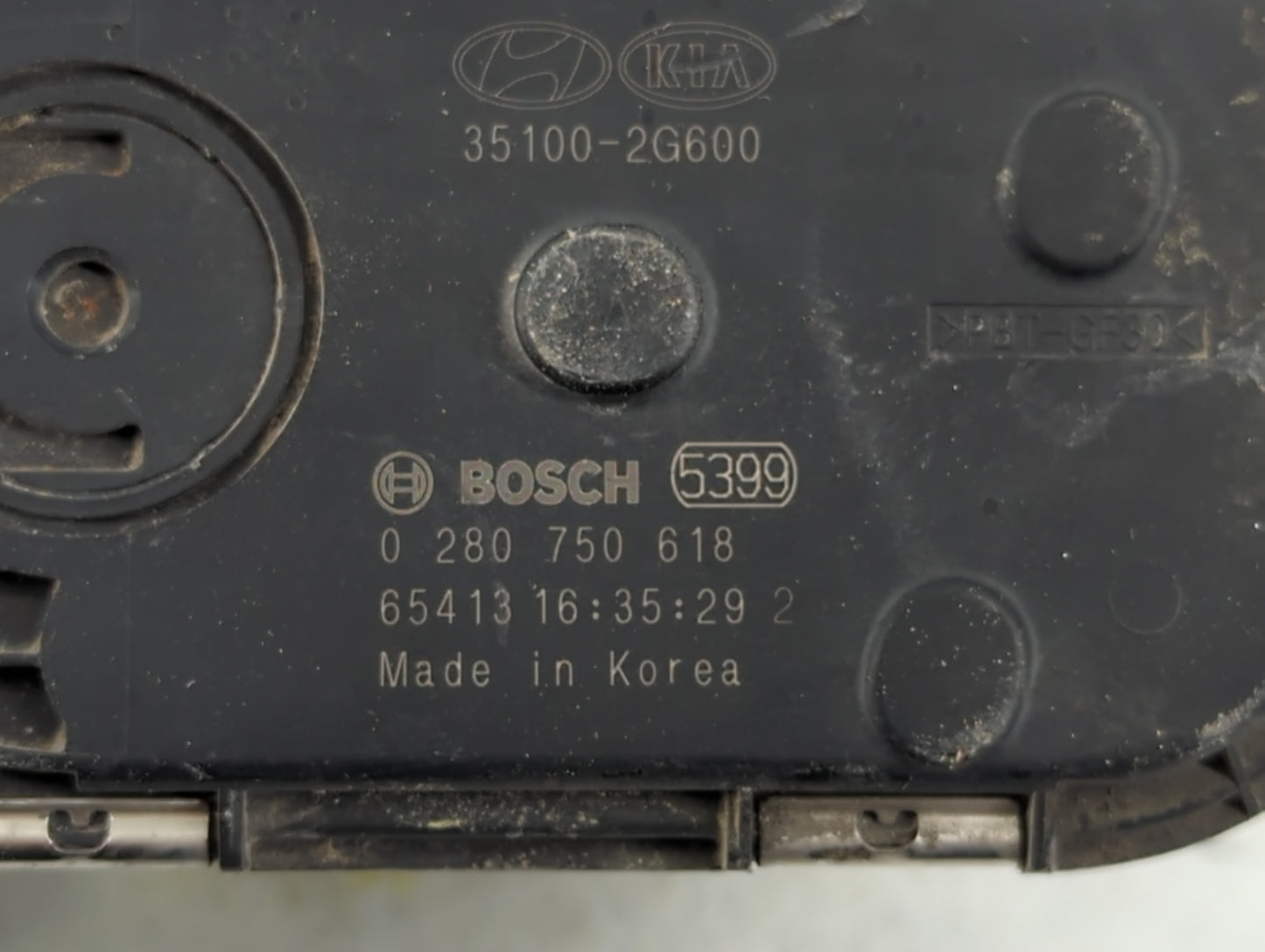 2015-2019 Hyundai Sonata Throttle Body P/N:0 280 750 618 35100-2G600 Fits Fits 2015 2016 2017 2018 2019 2020 2021 2022 OEM U