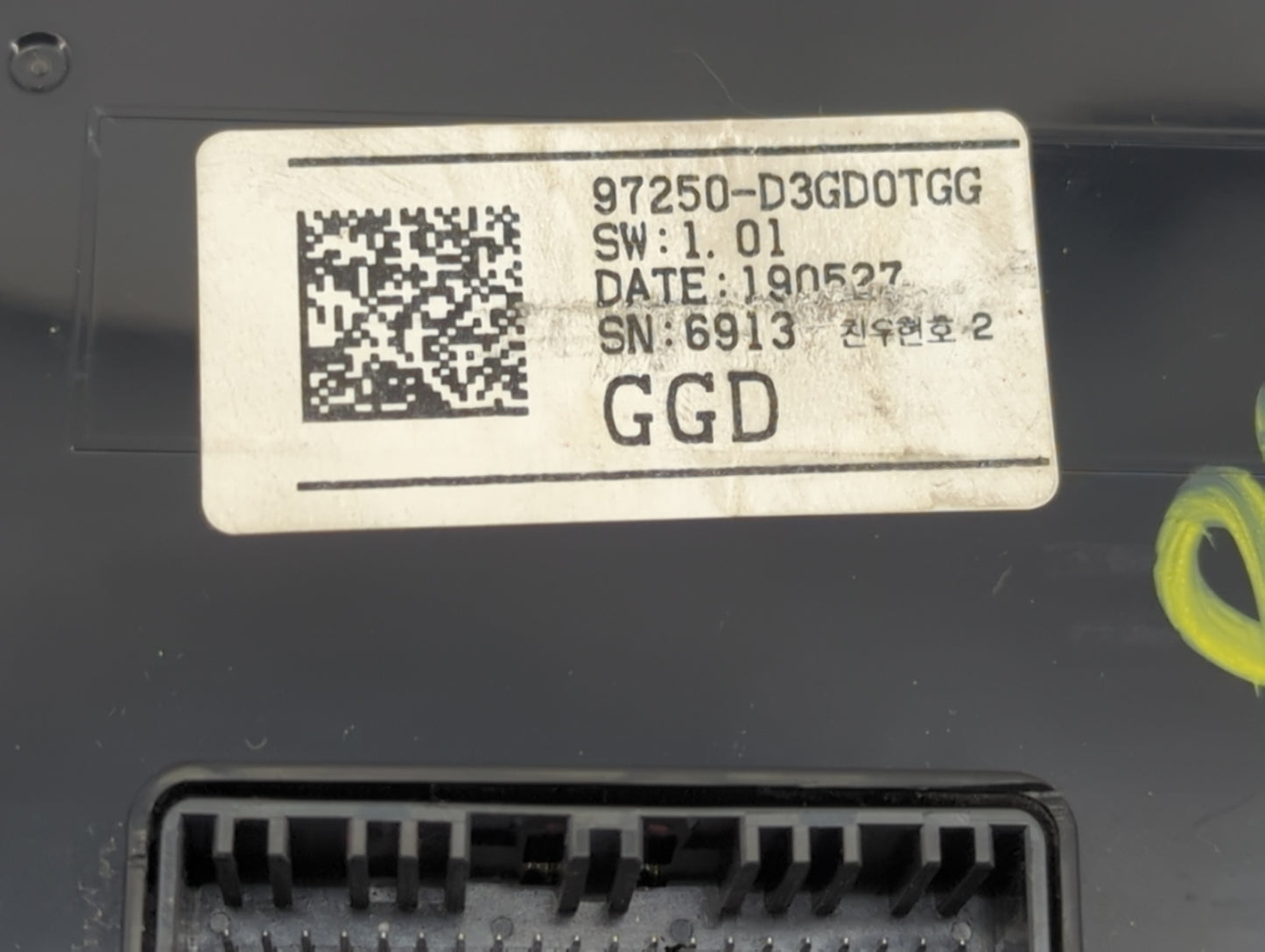 2019-2022 Hyundai Tucson Climate Control Module Temperature AC/Heater Replacement P/N:97250-D3GD0TGG Fits Fits 2019 2020 202