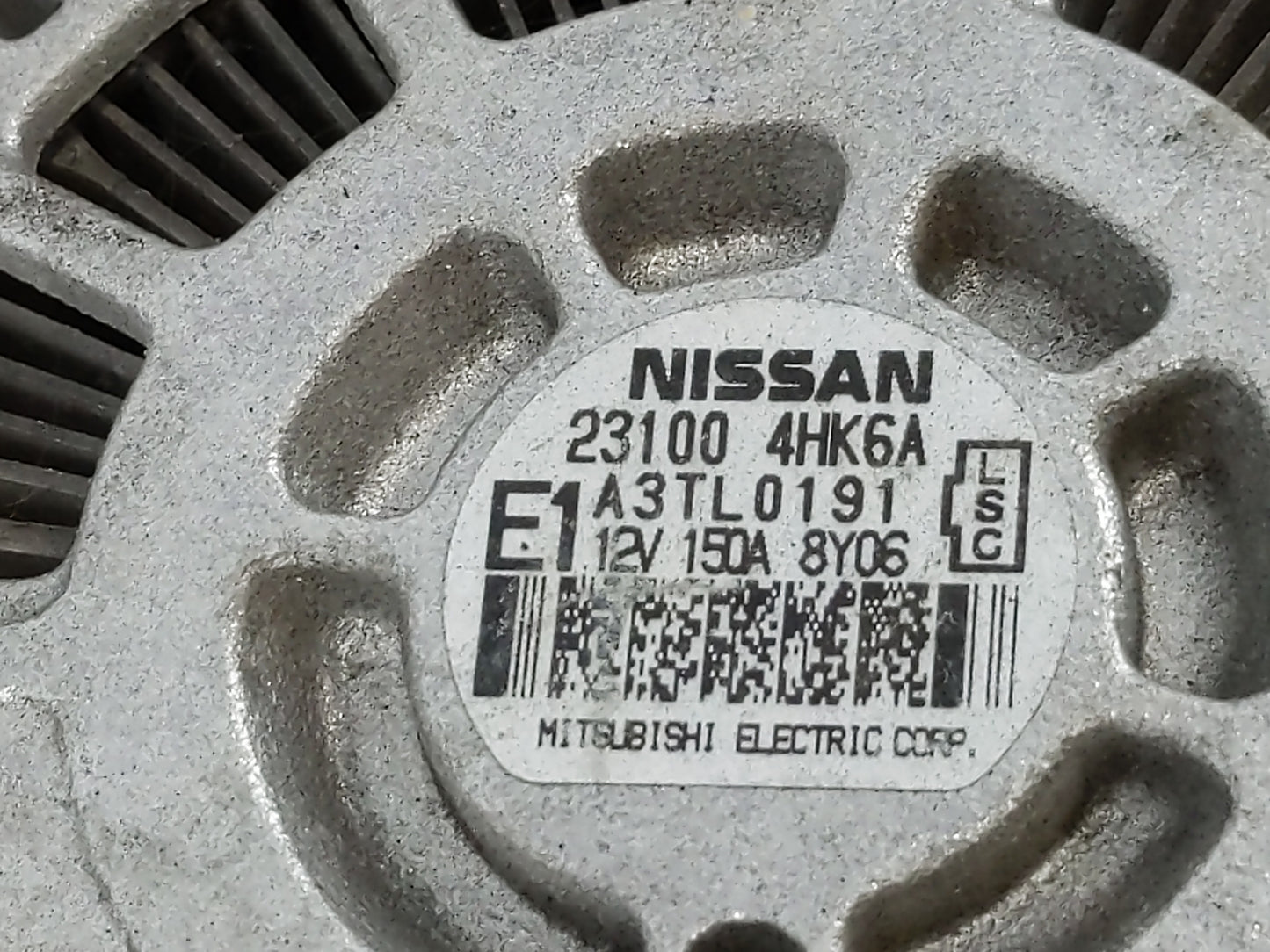 2016-2020 Infiniti Q50 Alternator Replacement Generator Charging Assembly Engine OEM P/N:23100 4HK6A Fits OEM Used Auto Part