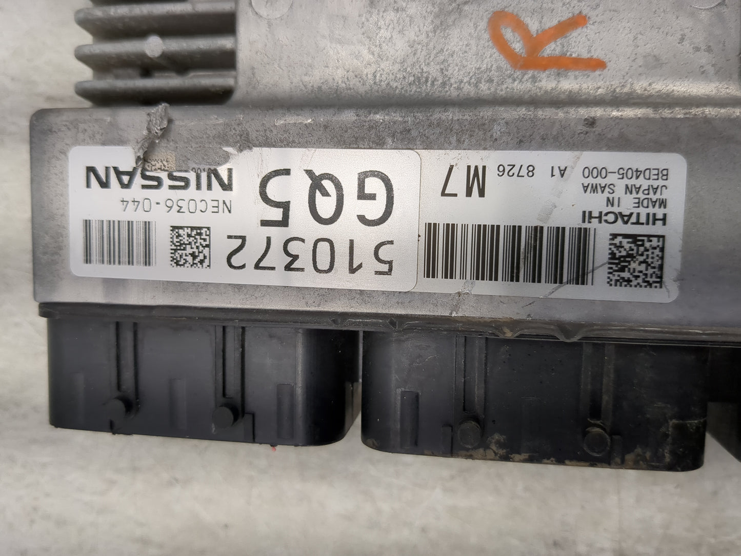 2018-2020 Infiniti Q50 PCM Engine Control Computer ECU ECM PCU OEM P/N:NEC036-044 BED405-000 Fits Fits 2018 2019 2020 OEM Us
