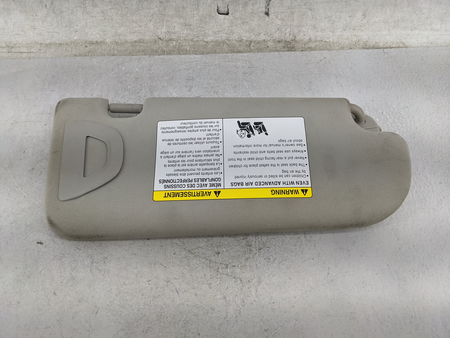 2014-2020 Infiniti Q50 Sun Visor Shade Replacement Driver Left Mirror Fits Fits 2014 2015 2016 2017 2018 2019 2020 OEM Used