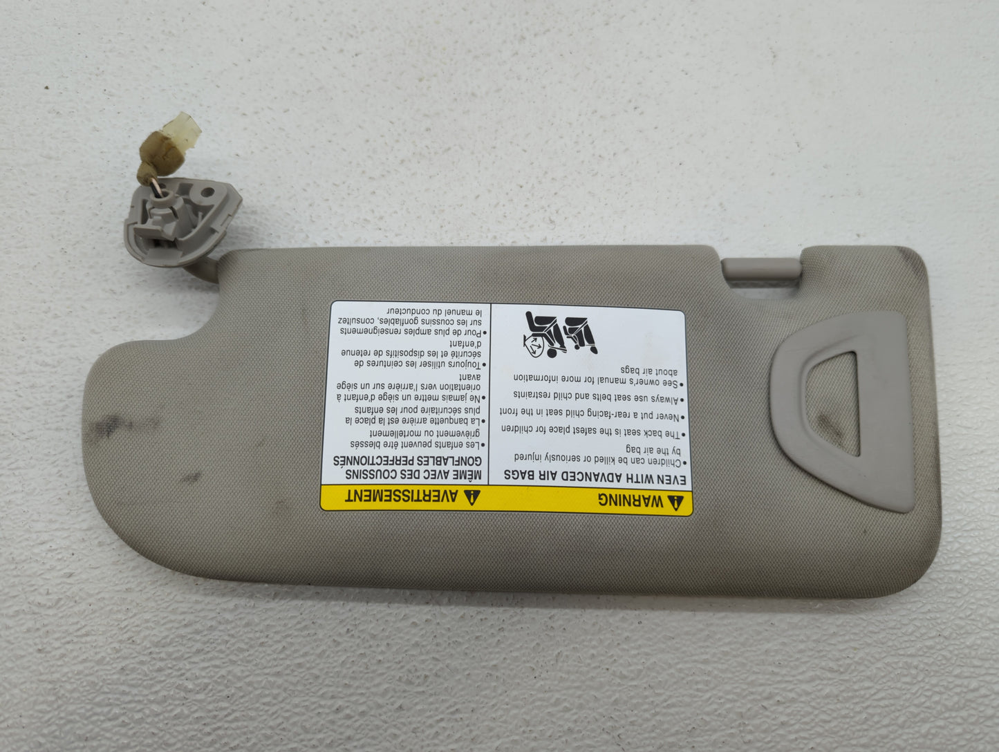 2014-2018 Infiniti Q50 Sun Visor Shade Replacement Passenger Right Mirror Fits Fits 2014 2015 2016 2017 2018 OEM Used Auto P