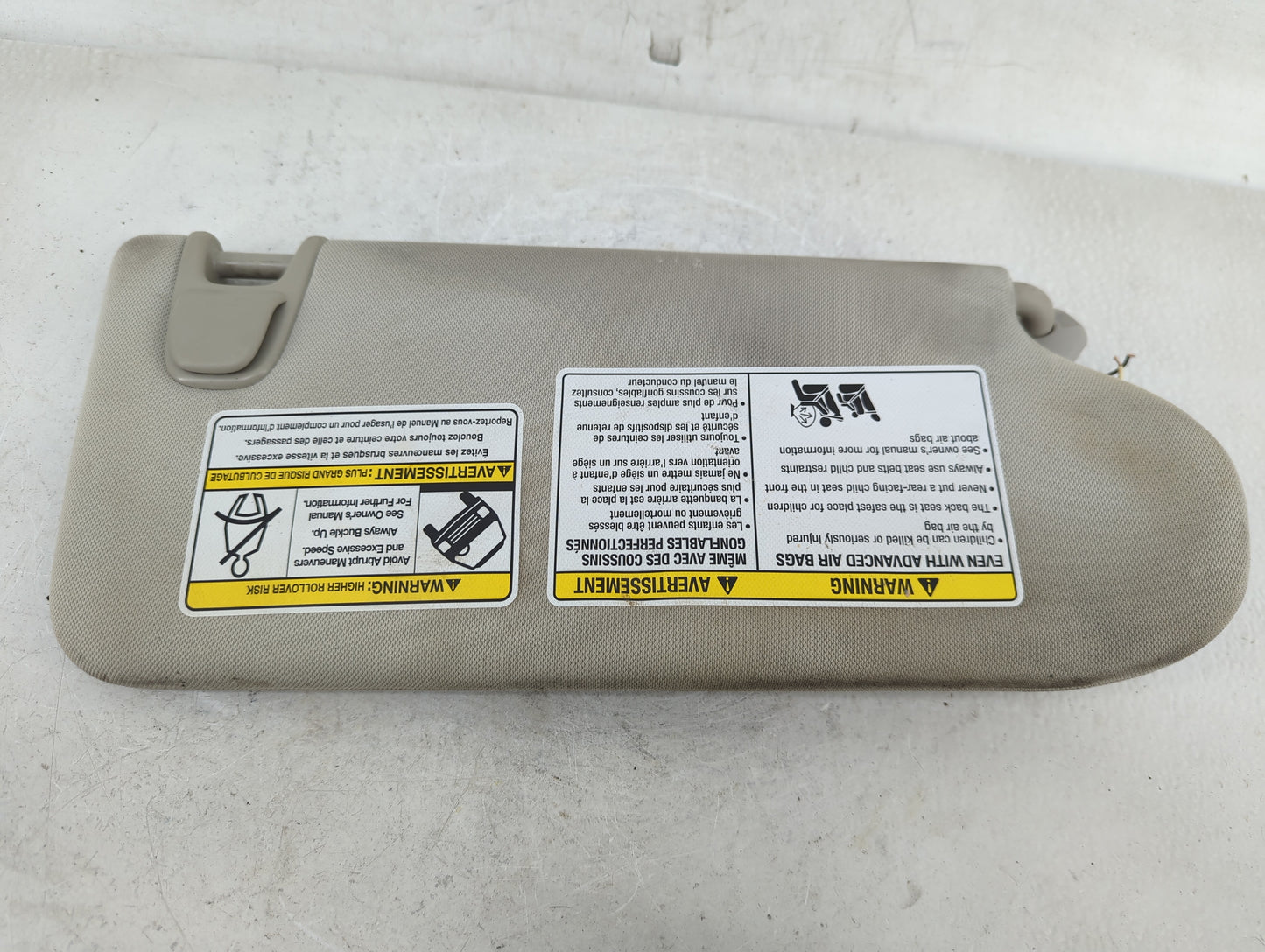 2019-2020 Infiniti Qx50 Sun Visor Shade Replacement Driver Left Mirror Fits Fits 2019 2020 OEM Used Auto Parts - Oemusedauto