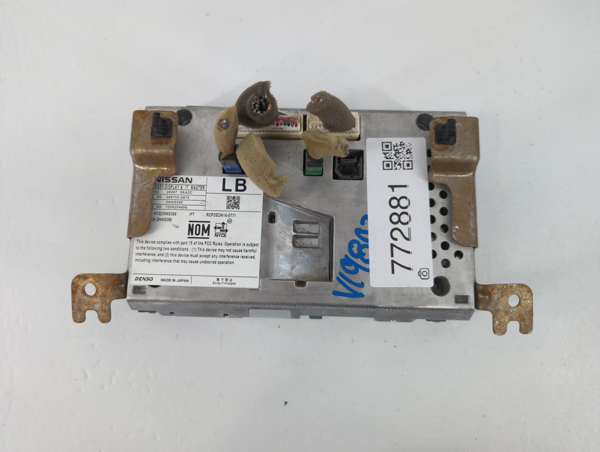2019-2020 Infiniti Qx50 Information Radio Display Screen - Oemusedautoparts1.com
