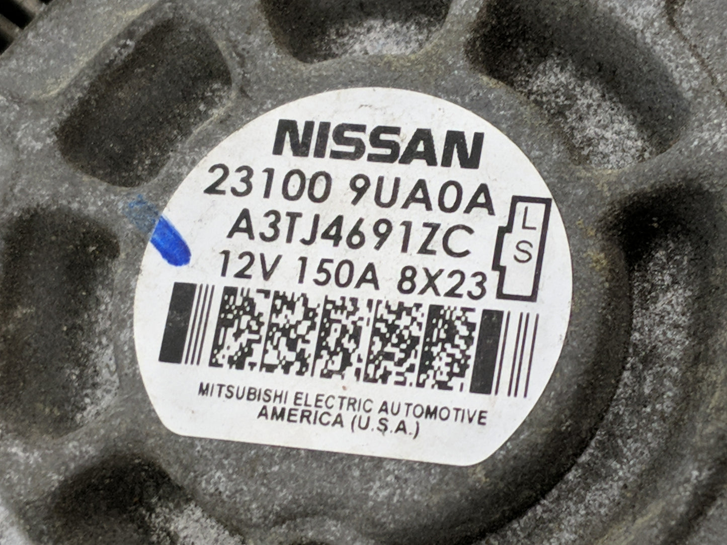 2017-2020 Infiniti Qx60 Alternator Replacement Generator Charging Assembly Engine OEM P/N:A3TJ4691ZC 23100 9UA0A Fits OEM Us