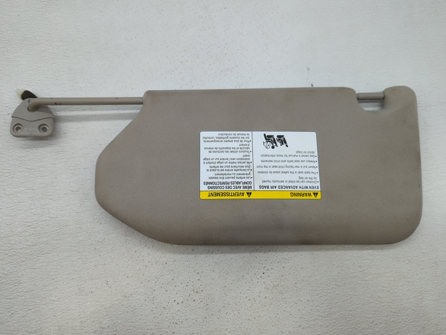 2019 Infiniti Qx60 Sun Visor Shade Replacement Passenger Right Mirror Fits OEM Used Auto Parts - Oemusedautoparts1.com