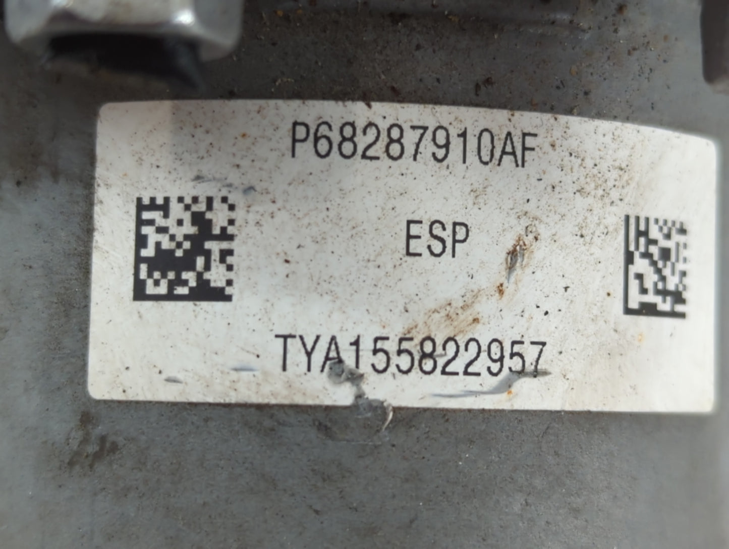 2019 Jeep Cherokee ABS Pump Control Module Replacement P/N:P68287910AF Fits OEM Used Auto Parts - Oemusedautoparts1.com