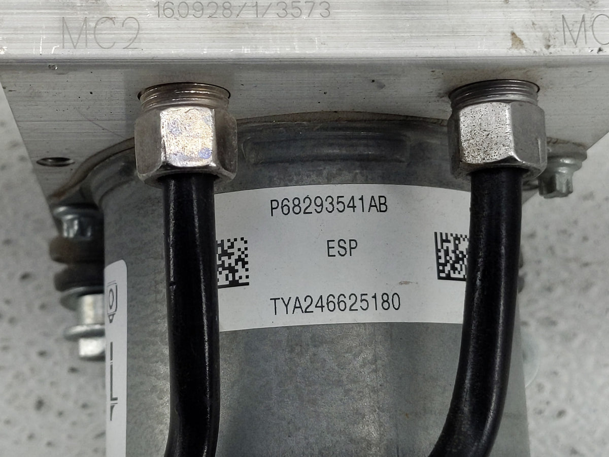 2019 Jeep Cherokee Anti-Lock Brake ABS Pump Module Actuator OEM P/N:P68293541AB Fits OEM Used Auto Parts - Oemusedautoparts1