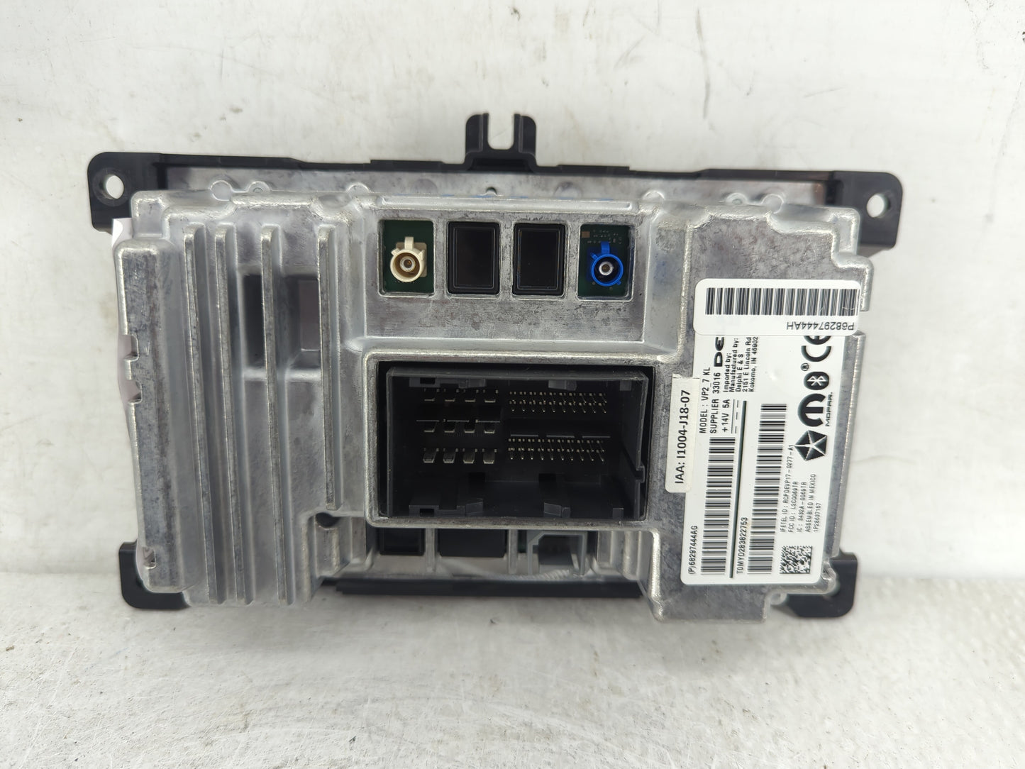 2019 Jeep Cherokee Radio AM FM Cd Player Receiver Replacement P/N:68297444AG Fits OEM Used Auto Parts - Oemusedautoparts1.co