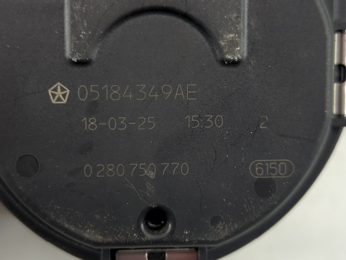 2014-2022 Jeep Cherokee Throttle Body P/N:0 280 750 770 05184349AE Fits OEM Used Auto Parts - Oemusedautoparts1.com