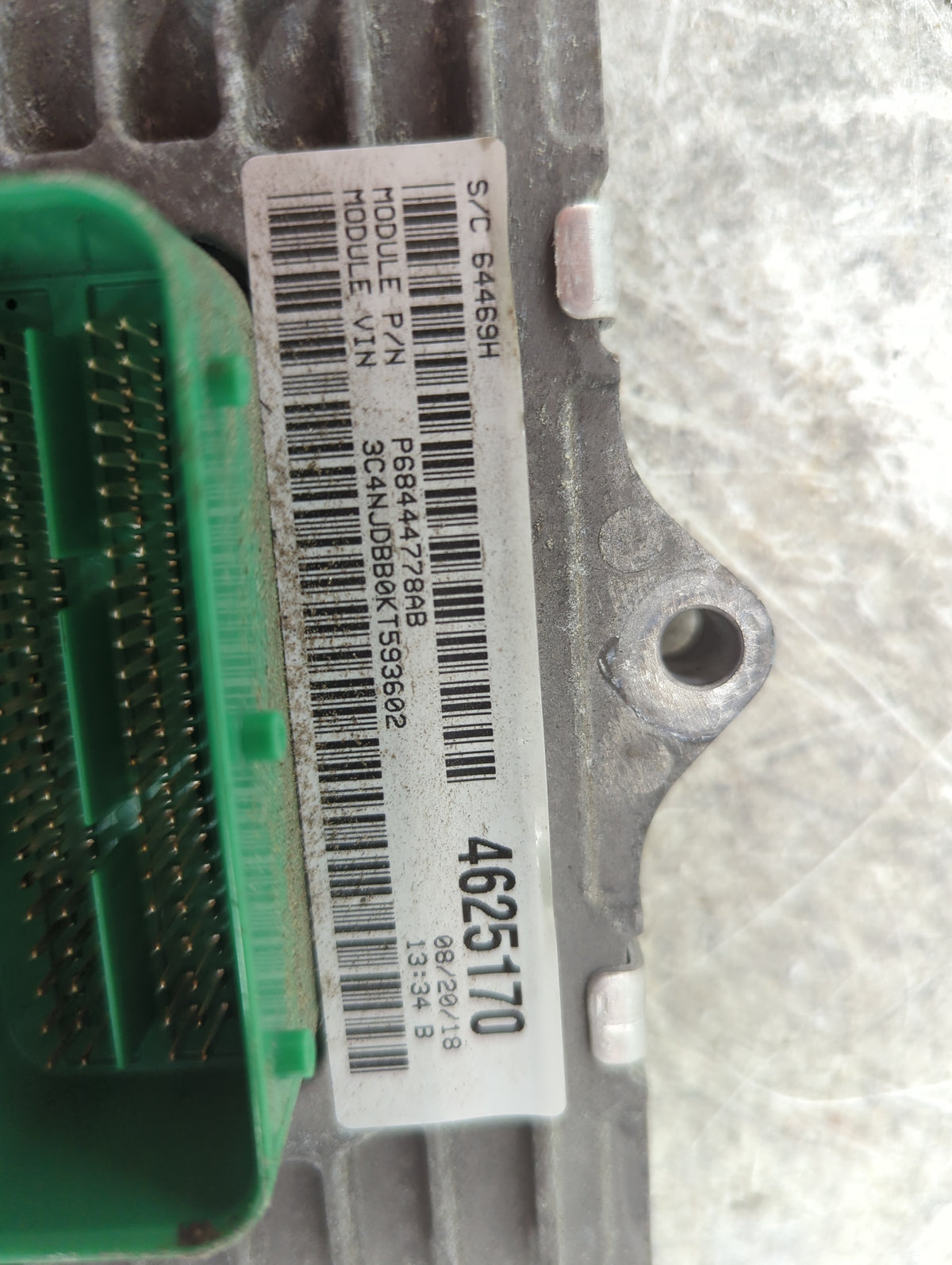2017-2021 Jeep Compass PCM Engine Control Computer ECU ECM PCU OEM P/N:P68342Q95AA P50053906 Fits Fits 2017 2018 2019 2020 2