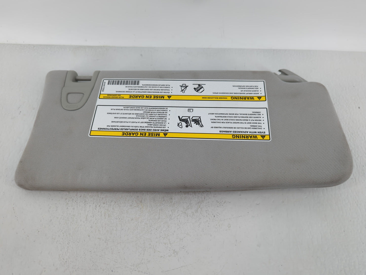 2019 Jeep Compass Sun Visor Shade Replacement Driver Left Mirror Fits OEM Used Auto Parts - Oemusedautoparts1.com