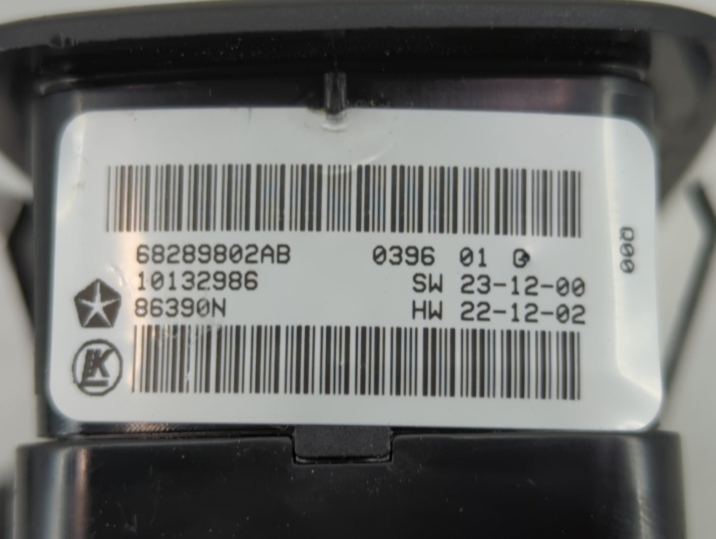 2016-2022 Jeep Grand Cherokee Master Power Window Switch Replacement Driver Side Left P/N:68289802AB 10140076 Fits OEM Used