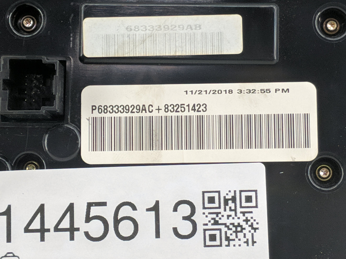 2019 Jeep Grand Cherokee Climate Control Module Temperature AC/Heater Replacement P/N:68333929AC 68333929AB Fits OEM Used Au