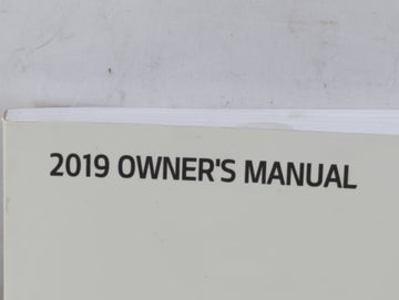 2019 Kia Forte Owners Manual Book Guide P/N:DLS4-EU8DB OEM Used Auto Parts