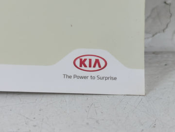 2019 Kia Forte Owners Manual Book Guide P/N:DLS4-EU93E OEM Used Auto Parts
