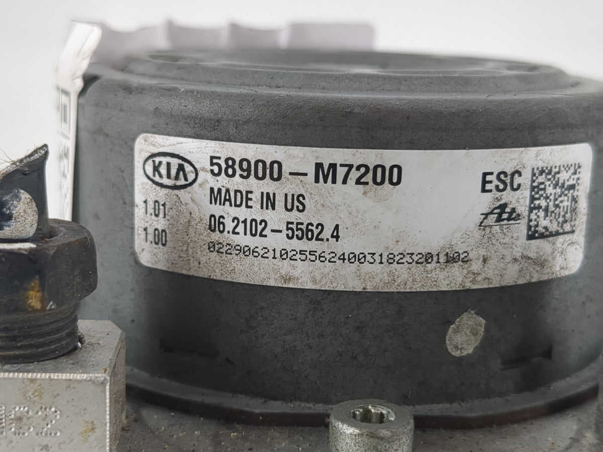 2019-2021 Kia Forte Anti-Lock Brake ABS Pump Module Actuator OEM P/N:58900-M7200 Fits Fits 2019 2020 2021 OEM Used Auto Part