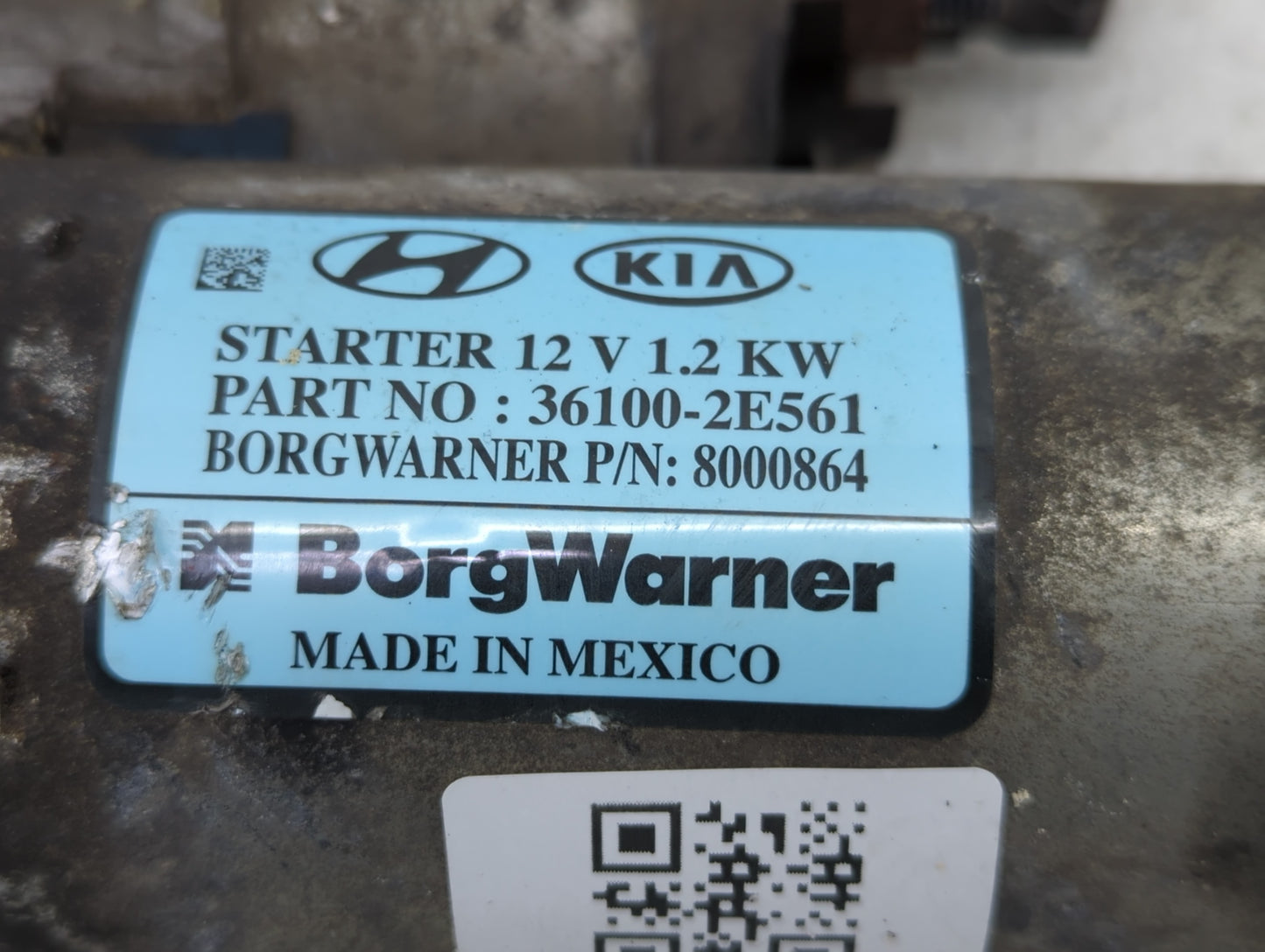 2017-2022 Kia Forte Car Starter Motor Solenoid OEM P/N:36100-2E561 Fits Fits 2017 2018 2019 2020 2021 2022 OEM Used Auto Par