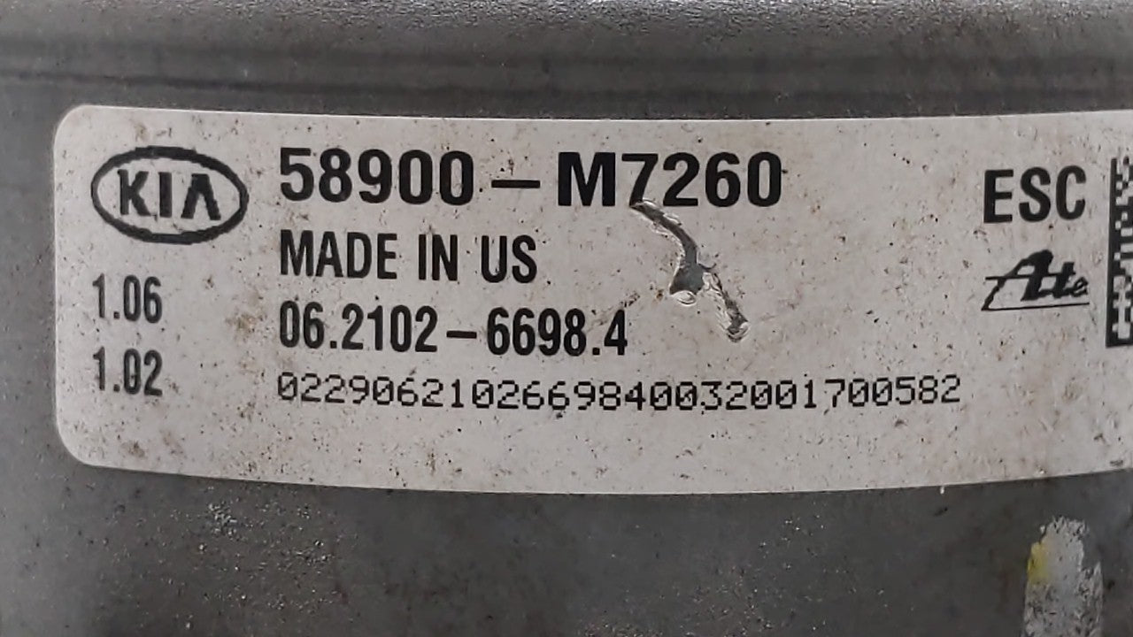 2019 Kia Forte ABS Pump Control Module Replacement P/N:58900-M7260 58900-M7200 Fits OEM Used Auto Parts - Oemusedautoparts1.