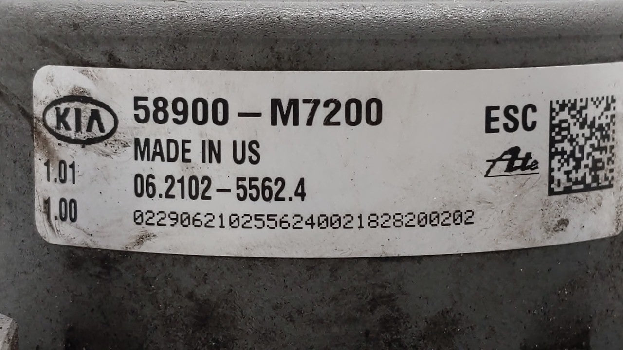 2019 Kia Forte ABS Pump Control Module Replacement P/N:58900-M7200 58900-M7200 Fits OEM Used Auto Parts - Oemusedautoparts1.
