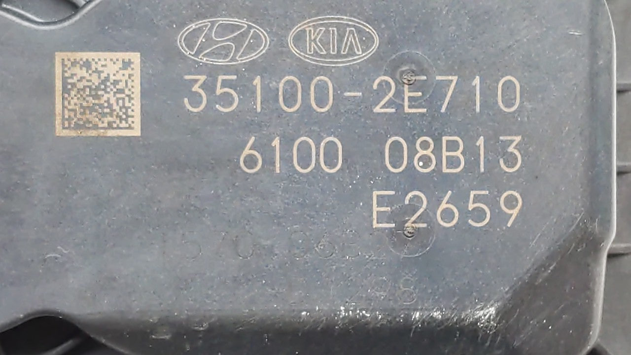 2019 Kia Forte Throttle Body P/N:35100-2E710 Fits OEM Used Auto Parts - Oemusedautoparts1.com