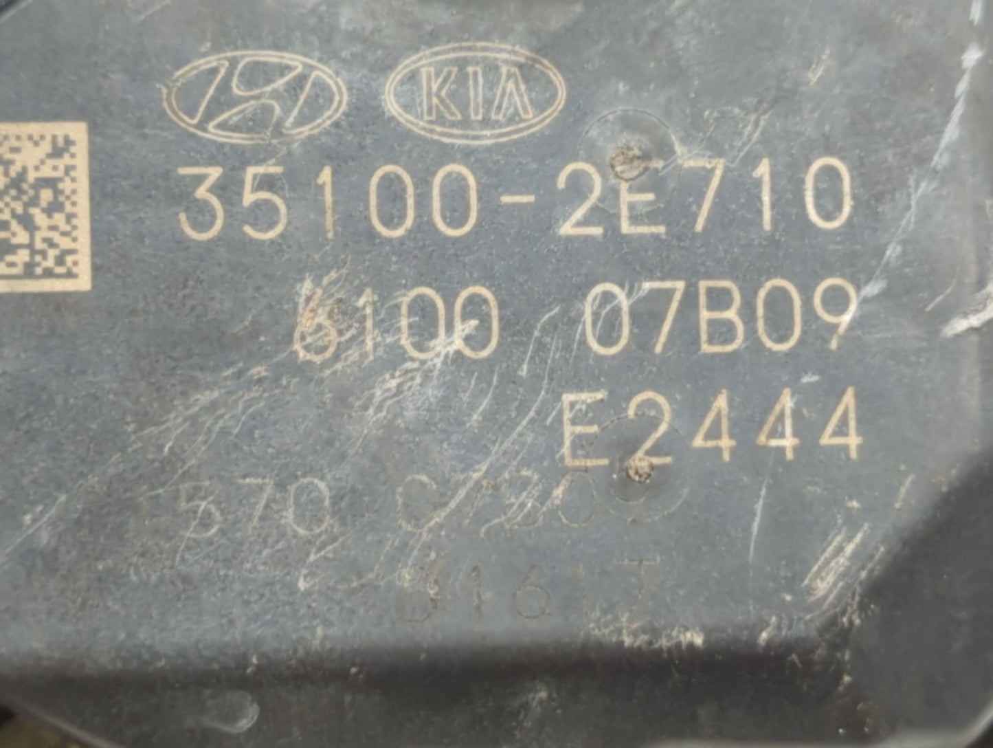 2019 Kia Forte Throttle Body P/N:35100-2E710 Fits OEM Used Auto Parts - Oemusedautoparts1.com