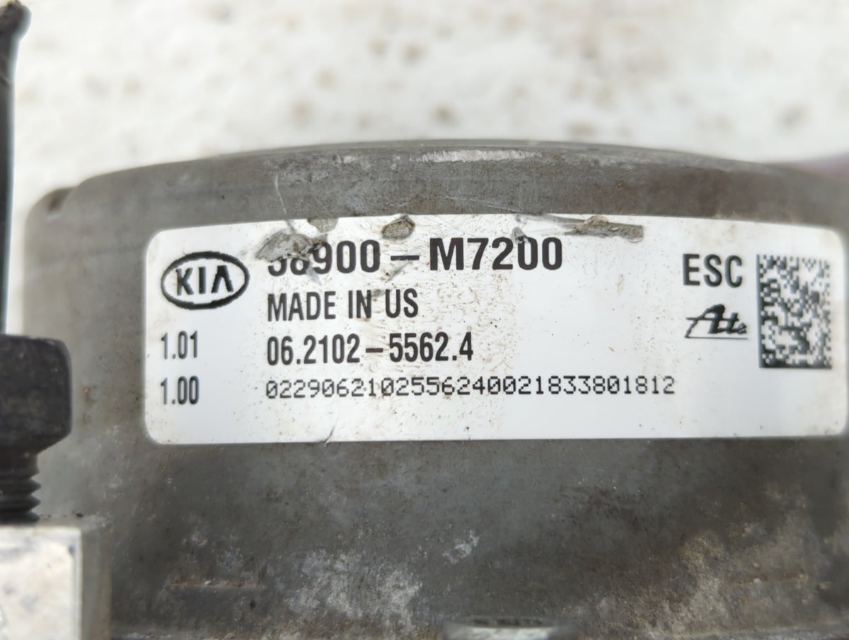 2019-2021 Kia Forte Anti-Lock Brake ABS Pump Module Actuator OEM P/N:58900-M7450 58900-M7200, 58900-M7250 Fits Fits 2019 202