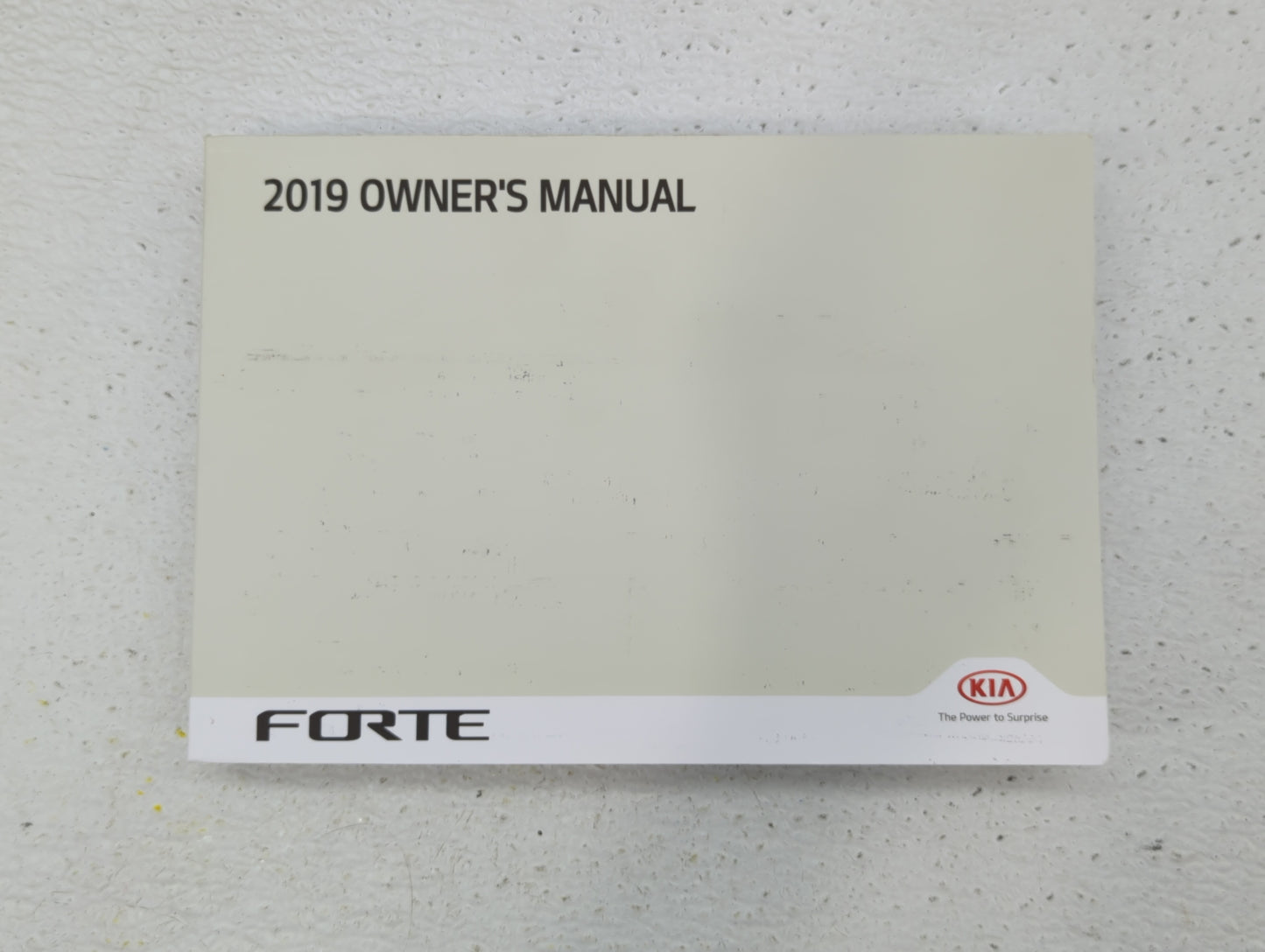 2019 Kia Forte Owners Manual Book Guide OEM Used Auto Parts - Oemusedautoparts1.com