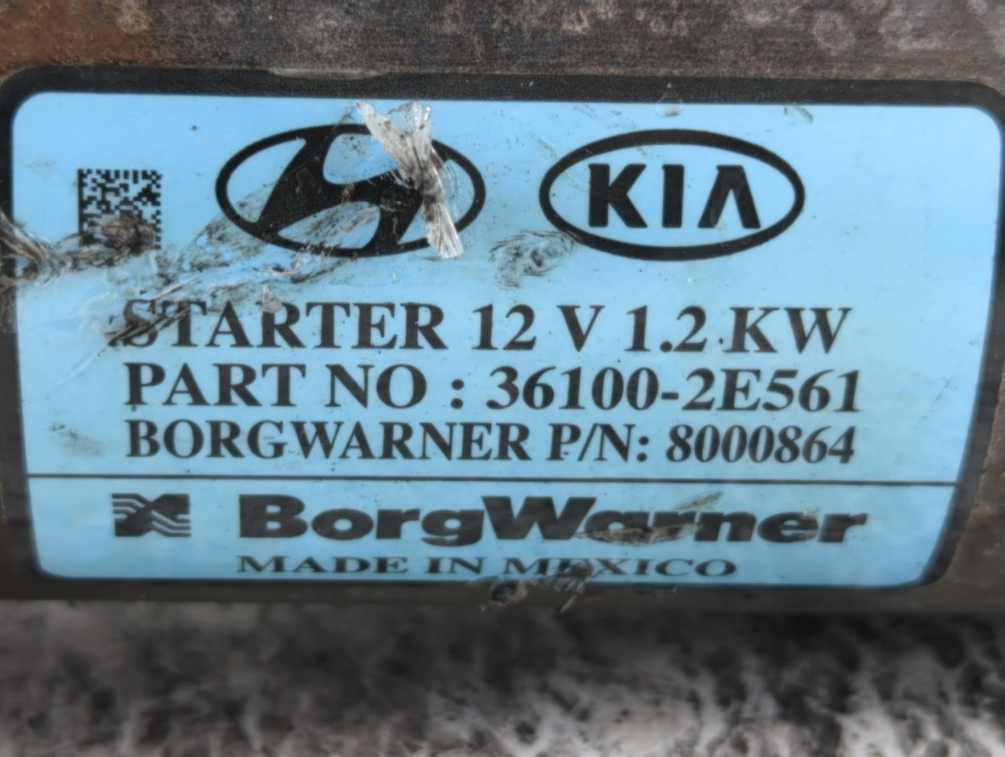 2017-2022 Kia Forte Car Starter Motor Solenoid OEM P/N:36100-2E561 Fits Fits 2017 2018 2019 2020 2021 2022 OEM Used Auto Par
